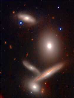 tesn skupina galaxi HCG 40. Snmka alekohadu Subaru